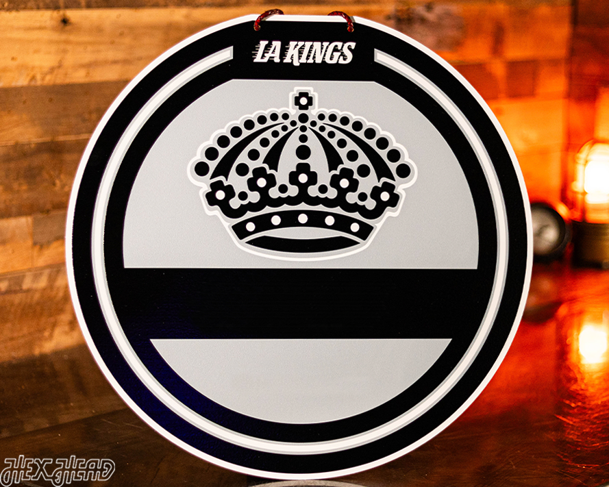 Los Angeles Kings Personalized Monogram Metal Art