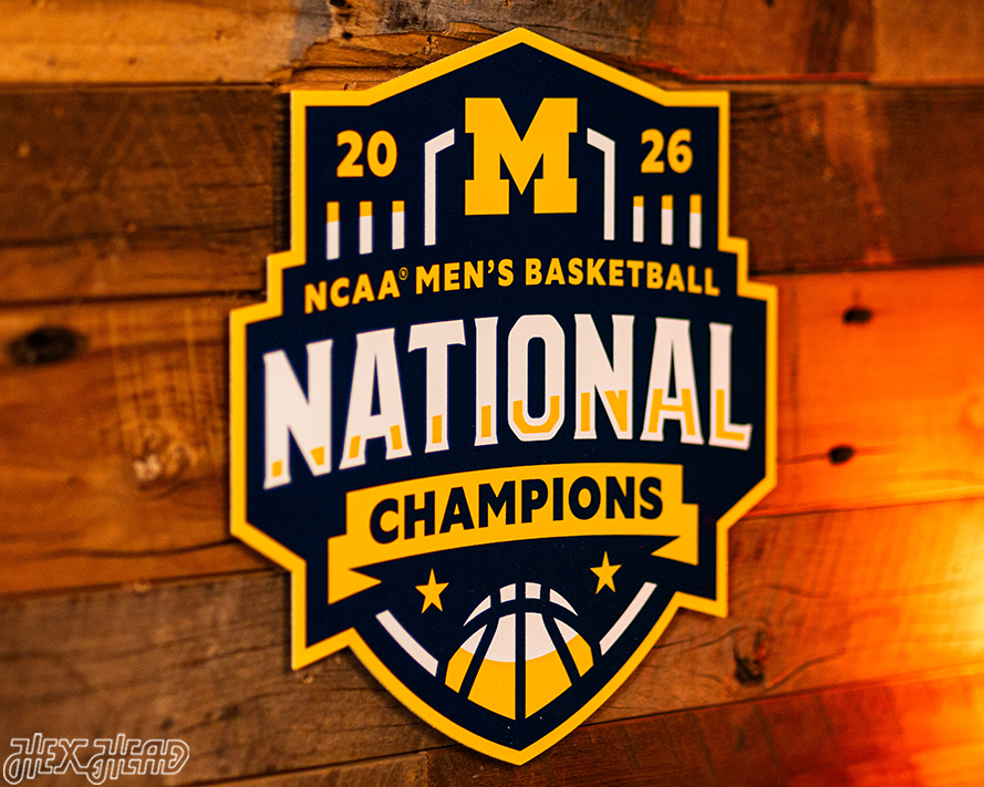 SINGLE layer Michigan Wolverines 2026 Men's Basketball National Champions