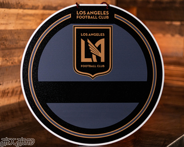 Los Angeles FC Personalized Monogram Metal Art