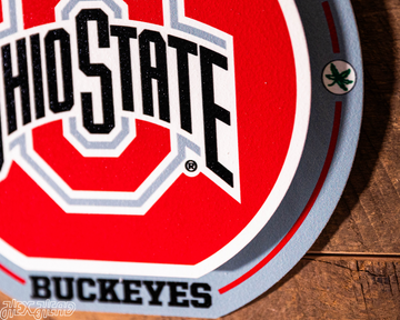 Ohio State Buckeyes "Double Play" On the Shelf or on the Wall Art
