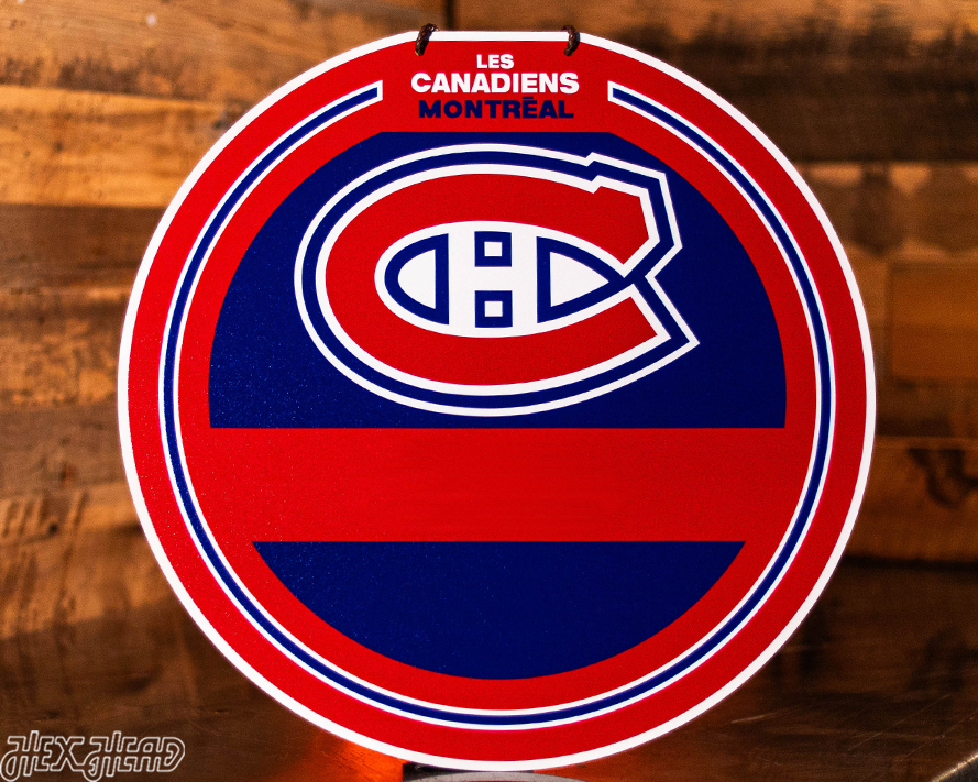 Montreal Canadiens Personalized Monogram Metal Art