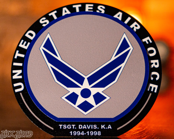 United States Air force "Double Play" On the Shelf or on the Wall Art