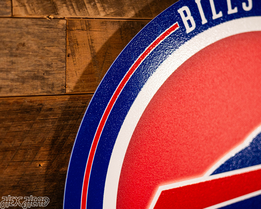 VARSITY Collection- Single layer Buffalo Bills Metal Wall Art