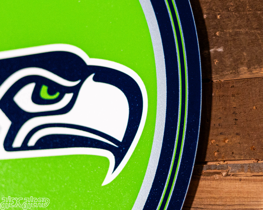 VARSITY Collection- Single Layer Seattle Seahawks Metal Wall Art