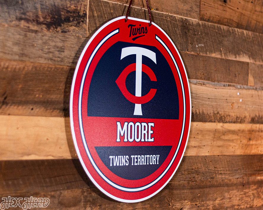 Minnesota Twins Personalized Monogram Metal Art