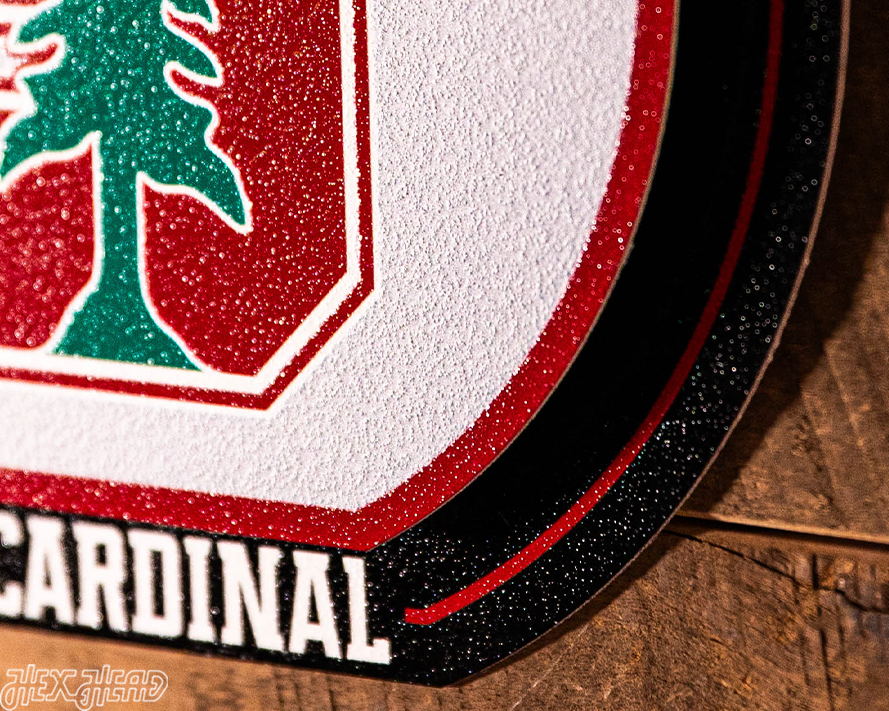 Stanford Cardinal "Double Play" On the Shelf or on the Wall Art