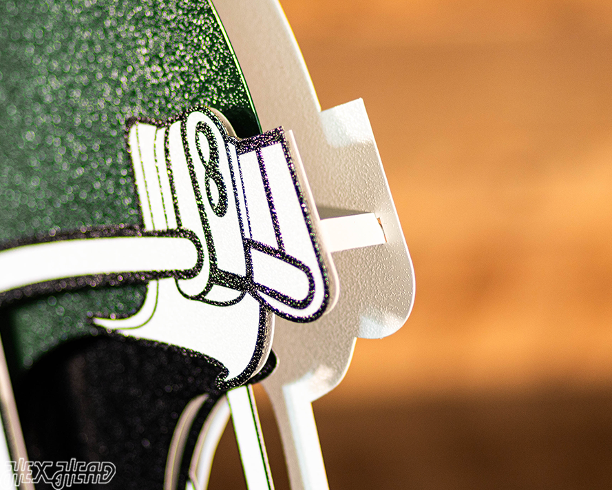 New York Jets BLITZ Collection - 8 Layer Helmet 3D Vintage Metal Wall Art