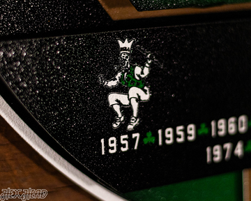 Boston Celtics  DYNASTY- World Championship Wins w/ Replaceable Icon Plate 3D Metal Wall Art