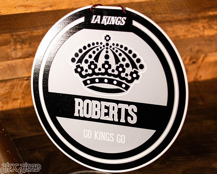 Los Angeles Kings Personalized Monogram Metal Art