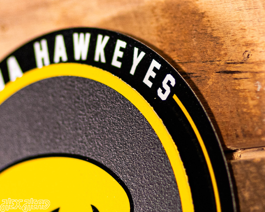 Iowa Hawkeyes "Double Play" On the Shelf or on the Wall Art