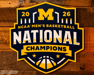 SINGLE layer Michigan Wolverines 2026 Men's Basketball National Champions