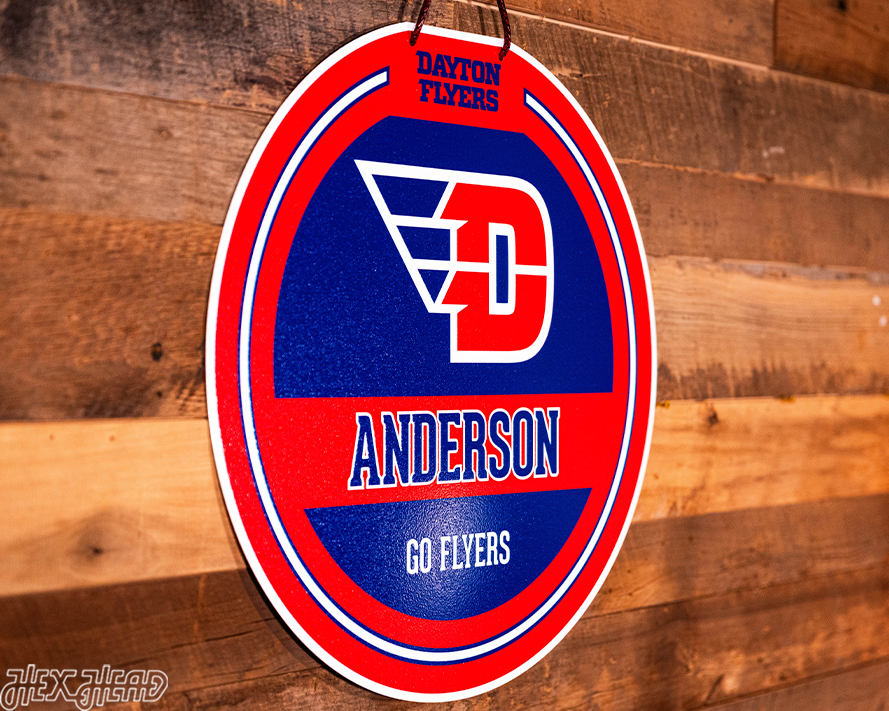 Dayton Flyers Personalized Monogram Metal Art