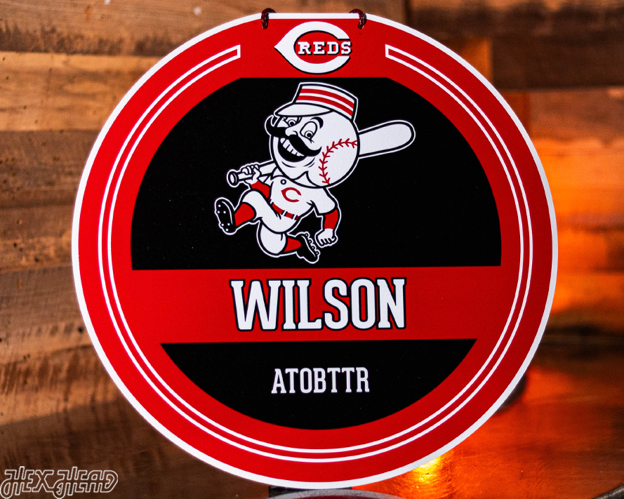 Amazon Reds Hit Png Cincinnati Reds Metal Wall Art | Hex Head Art