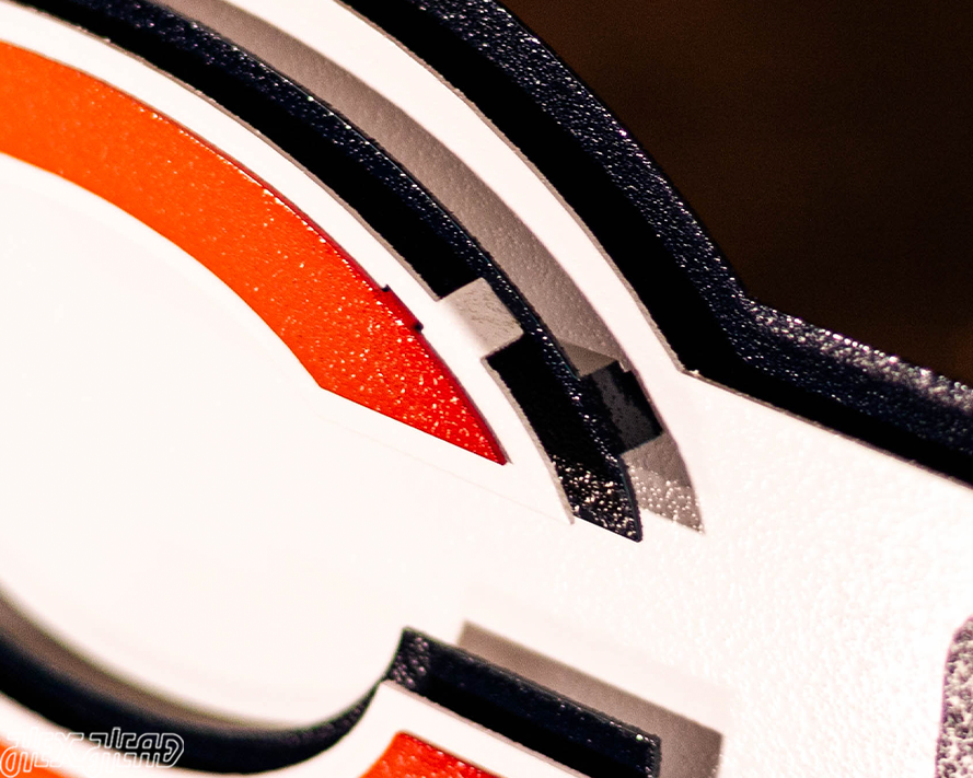 Chicago Bears Wordmark 3D Vintage Metal Wall Art