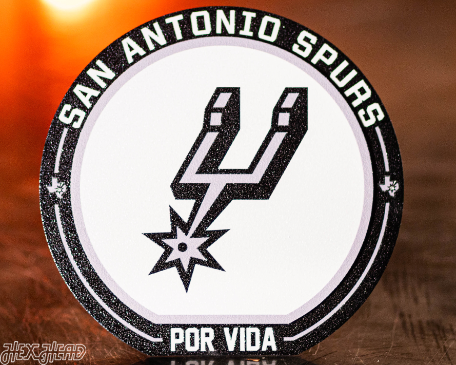 San Antonio Spurs "Double Play" On the Shelf or on the Wall Art