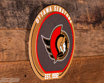 Ottawa Senators "Double Play" On the Shelf or on the Wall Art