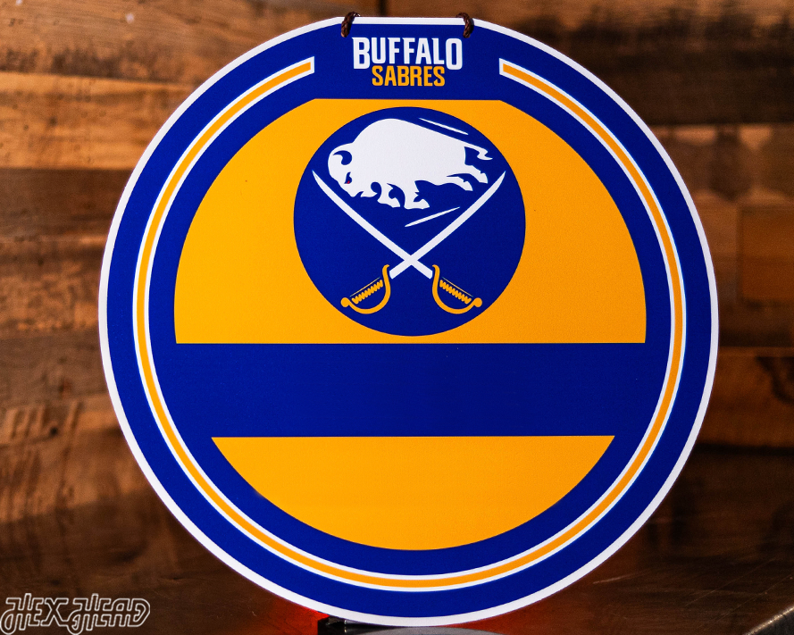 Buffalo Sabres Personalized Monogram Metal Art