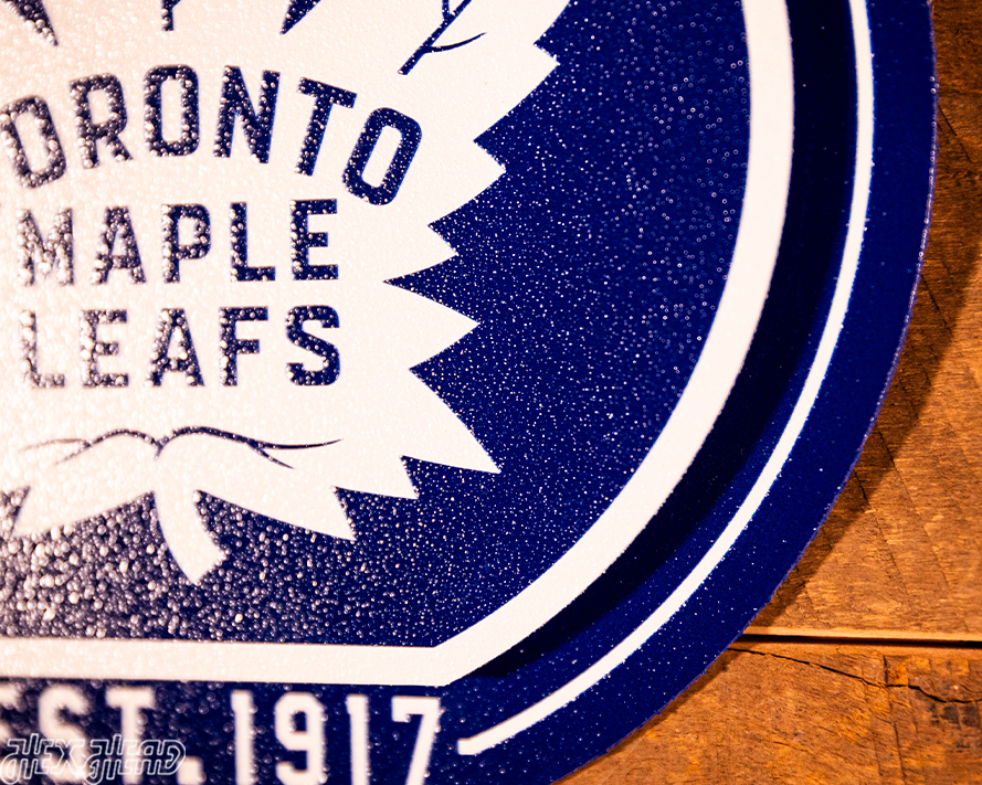 Toronto Maple Leafs "Double Play" On the Shelf or on the Wall Art