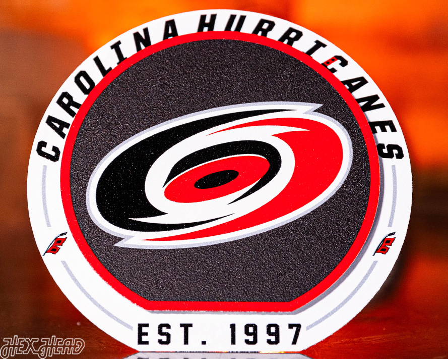 Carolina Hurricanes "Double Play" On the Shelf or on the Wall Art
