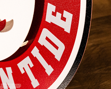 Alabama Crimson Tide 3D Vintage Metal Wall Art