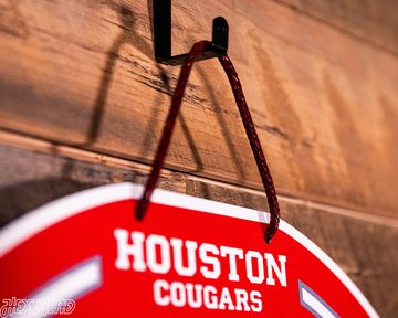 Houston Cougars Personalized Monogram Metal Art