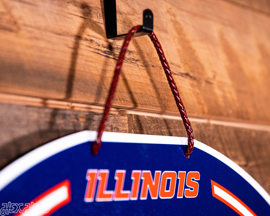 Illinois Fighting Illini Personalized Monogram Metal Art