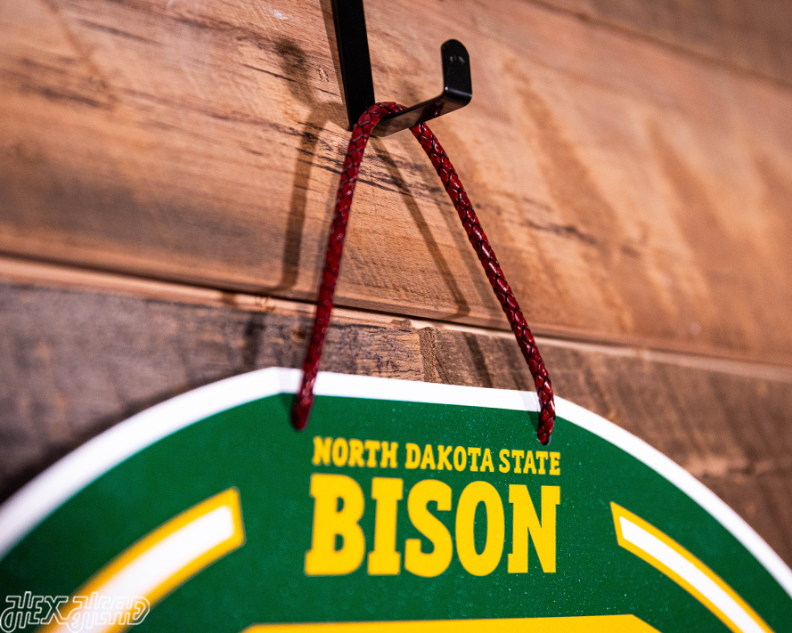 North Dakota State Bison Personalized Monogram Metal Art