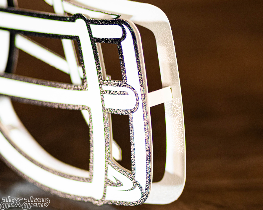New York Jets BLITZ Collection - 8 Layer Helmet 3D Vintage Metal Wall Art