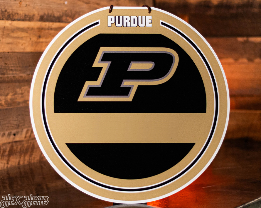 Purdue Boilermakers Personalized Monogram Metal Art