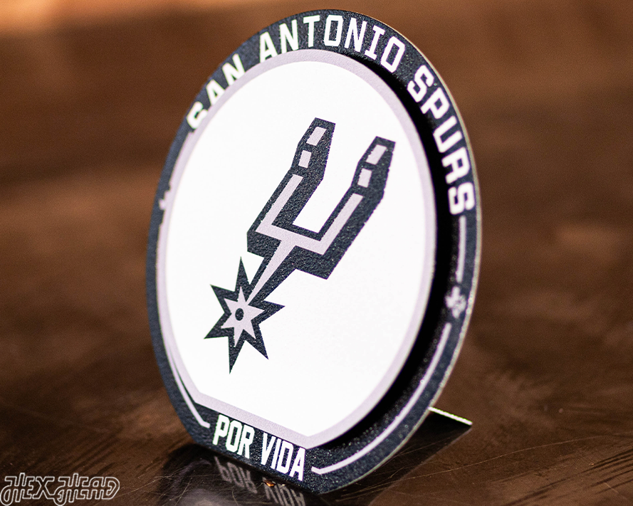 San Antonio Spurs "Double Play" On the Shelf or on the Wall Art