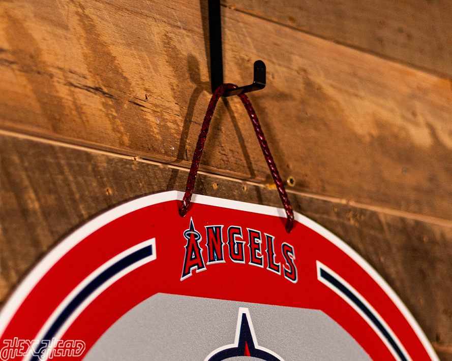 Los Angeles Angels Personalized Monogram Metal Art