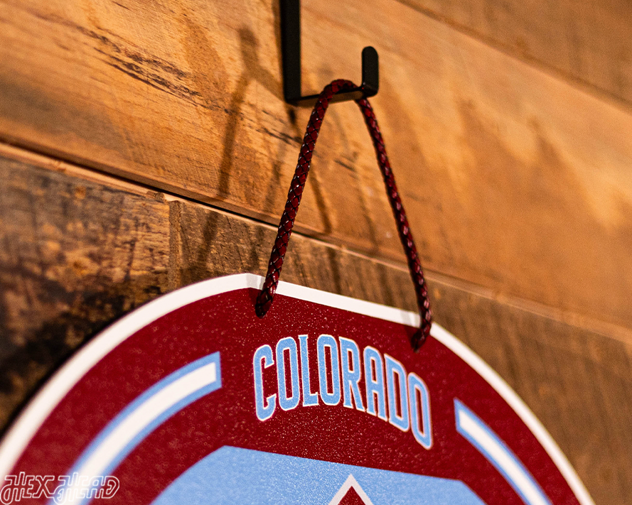 Colorado Rapids Personalized Monogram Metal Art