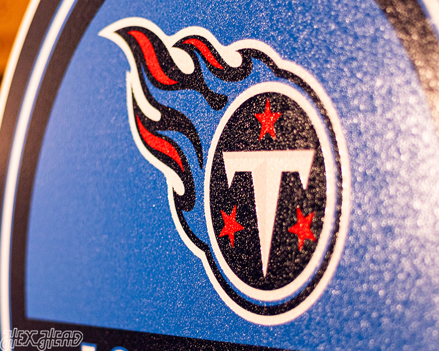 Tennessee Titans Personalized Monogram Metal Art