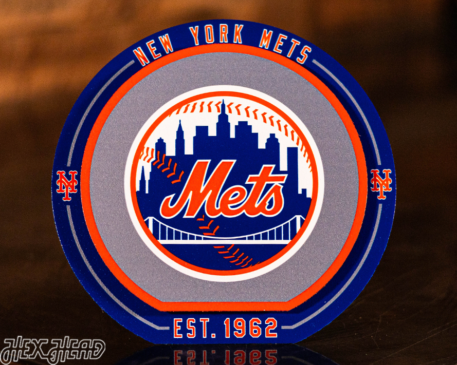 New York Mets "Double Play" On the Shelf or on the Wall Art