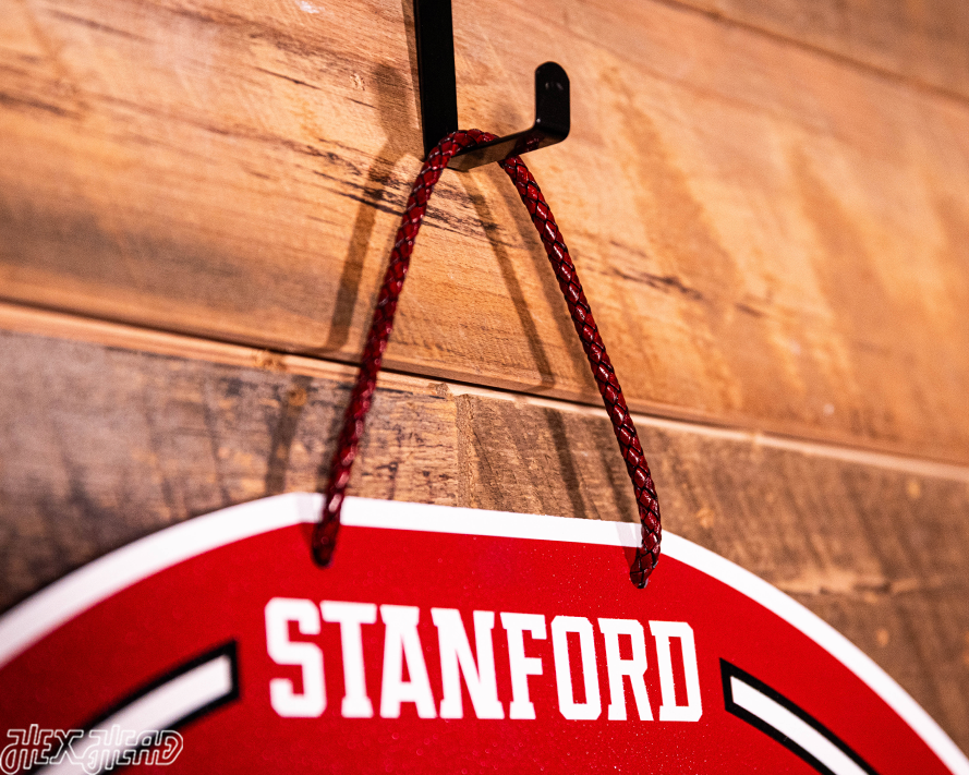 Stanford Cardinal Personalized Monogram Metal Art