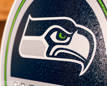 Seattle Seahawks Personalized Monogram Metal Art