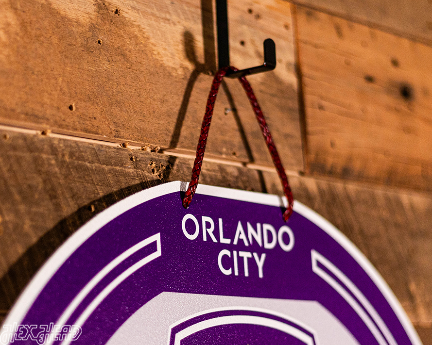 Orlando City SC Personalized Monogram Metal Art