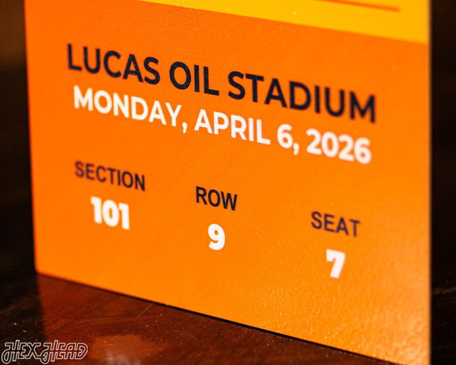 Michigan 2026 Ticket Stub Men's Basketball National Champions Metal Wall Art
