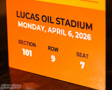 Michigan 2026 Ticket Stub Men's Basketball National Champions Metal Wall Art