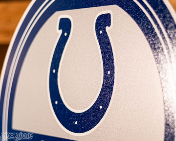 Indianapolis Colts Personalized Monogram Metal Art