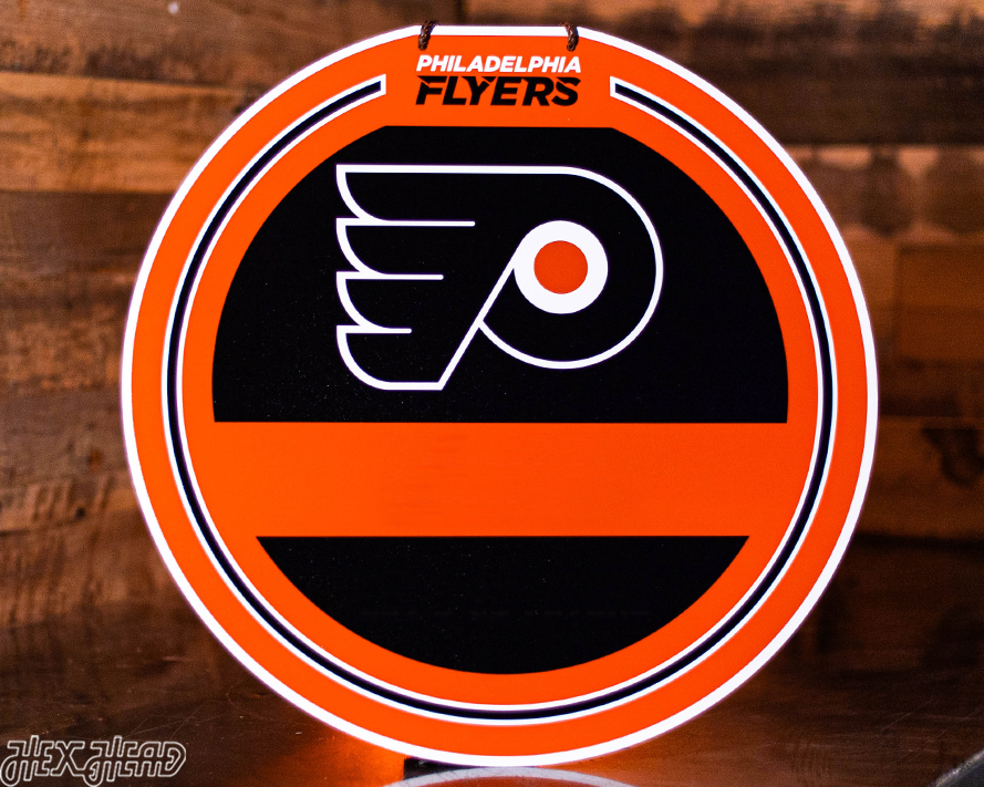 Philadelphia Flyers Personalized Monogram Metal Art