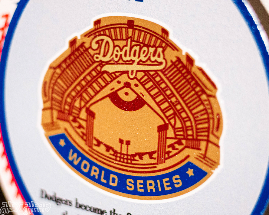 Los Angeles Dodgers 1963 World Series "Double Play" On the Shelf or on the Wall Art