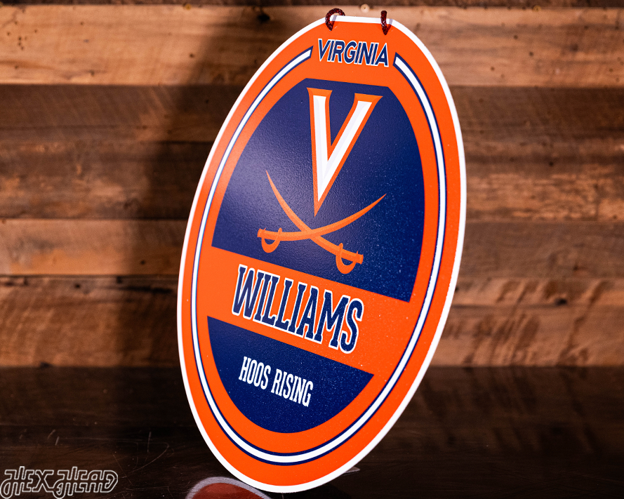 Virginia Cavaliers Personalized Monogram Metal Art