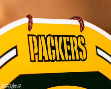 Green Bay Packers Personalized Monogram Metal Art