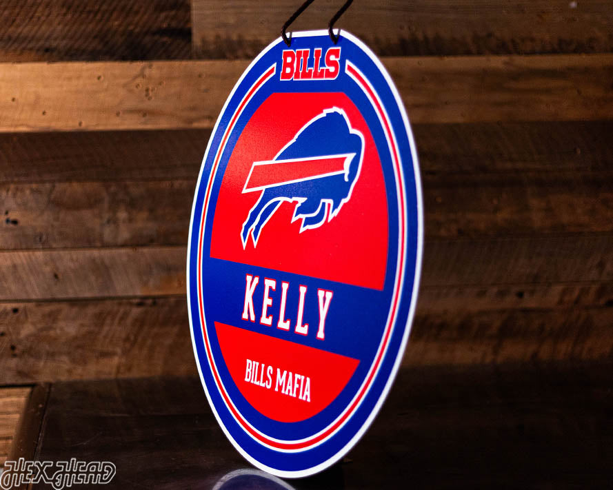 Buffalo Bills Personalized Monogram Metal Art