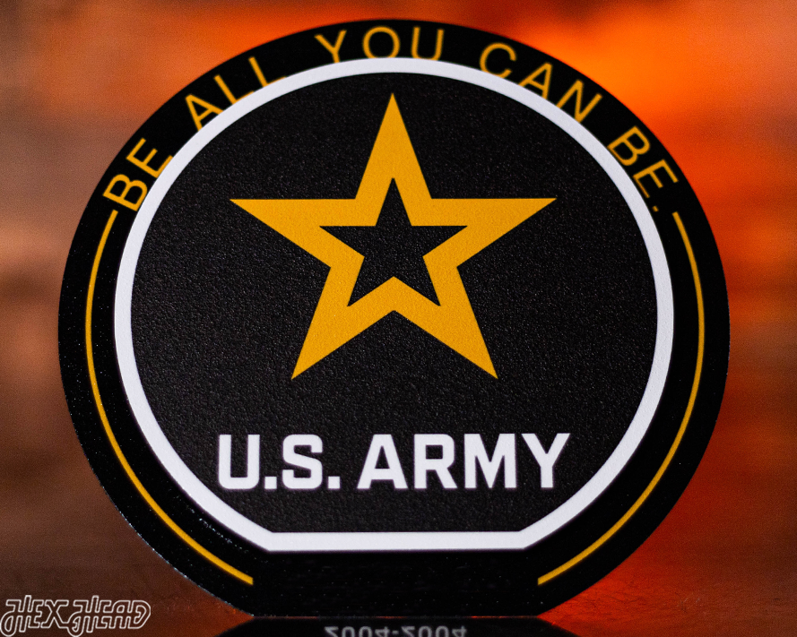 United States Army "Double Play" On the Shelf or on the Wall Art