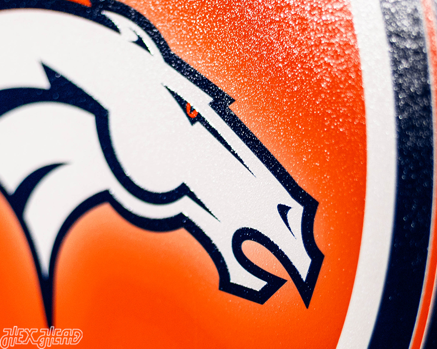 VARSITY Collection- SINGLE Layer Denver Broncos Metal Wall Art