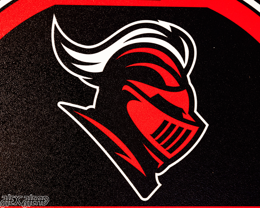 Rutgers Scarlet Knights Personalized Monogram Metal Art