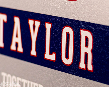 New York Giants Personalized Monogram Metal Art