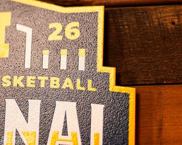 SINGLE layer Michigan Wolverines 2026 Men's Basketball National Champions